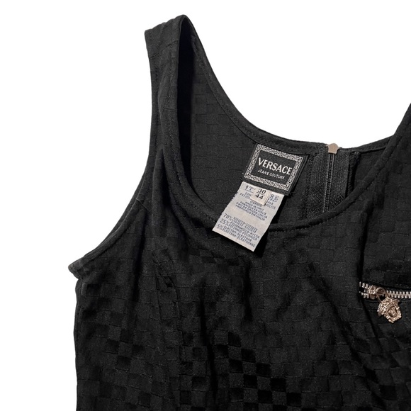 Versace vintage zipper mini dress - Picture 3 of 5
